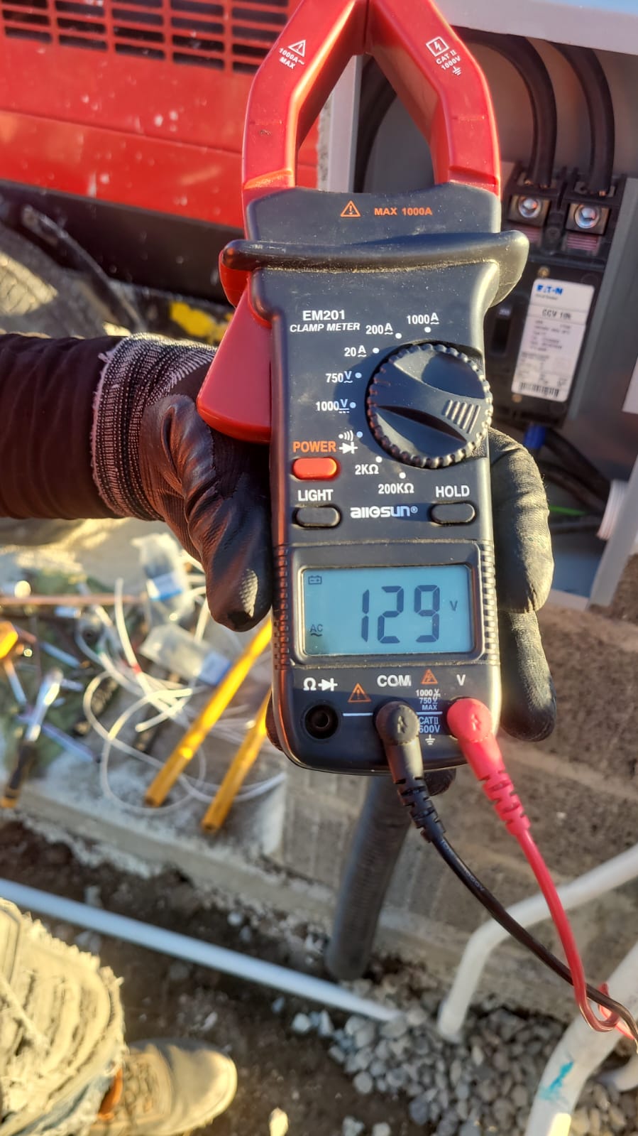 Proyecto instalación energética y agua potable en campamento provisional